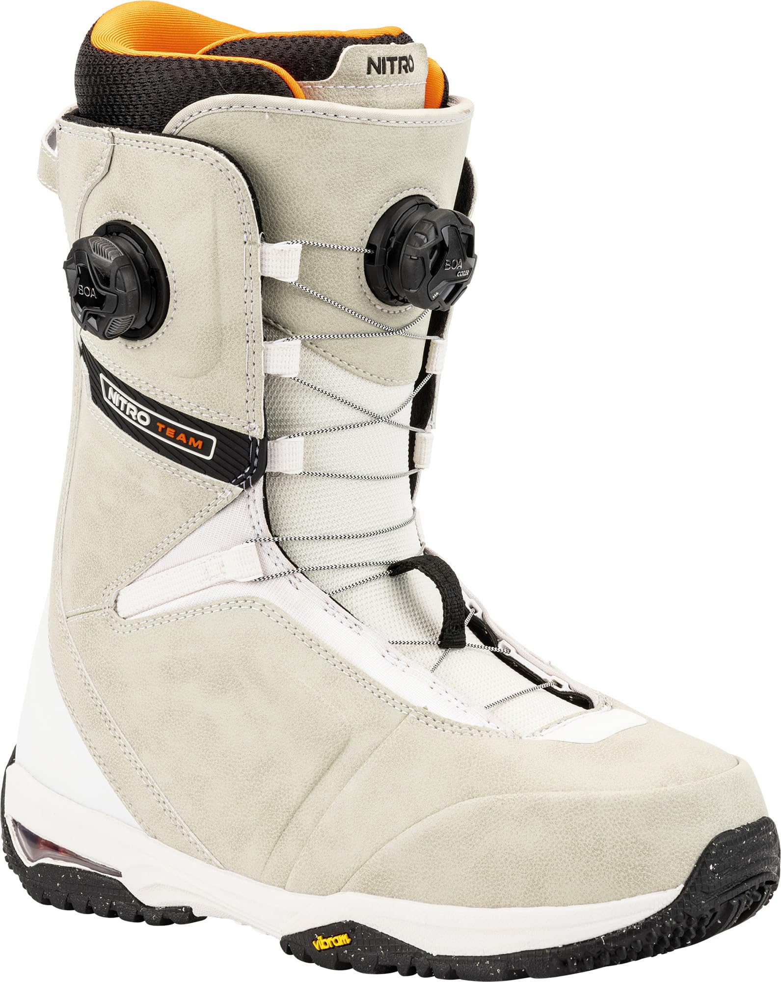 Nitro Team Boa Mens Snowboard Boots, Sand, 12 (30.0)