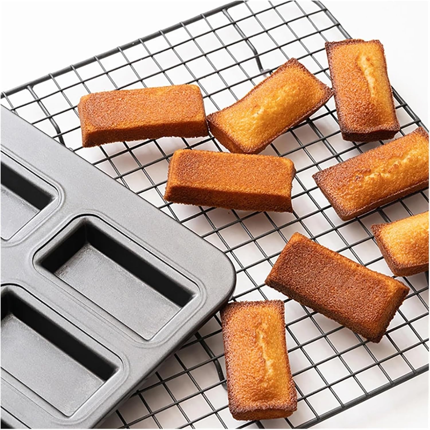 Carbon Steel Loaf Tins Mini Muffin Bakery Mold Financial Cake Mold Baking Tray Bakeware Bread Baking Accessories Pastry Utensil