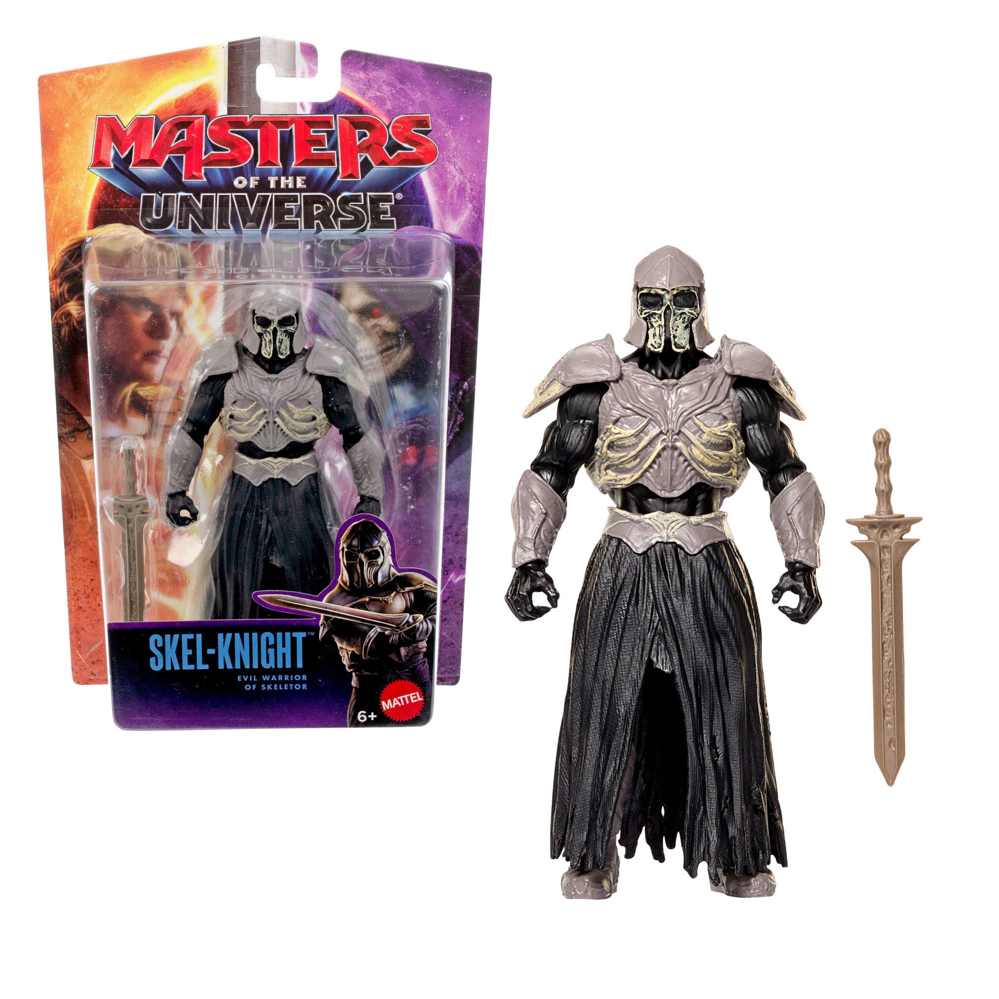 ​Masters of the Universe 2026 Movie Skel-Knight 5.5 Inch Action Figure Toy, Content Accurate Army Builder, 14 Movable Joints & Sword, JKH93