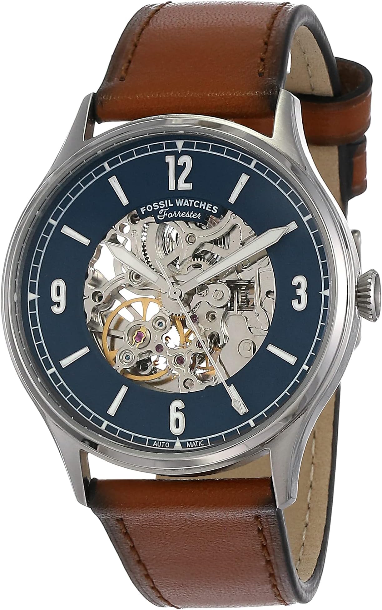 FossilForrester Automatic Leather Watch - ME3179