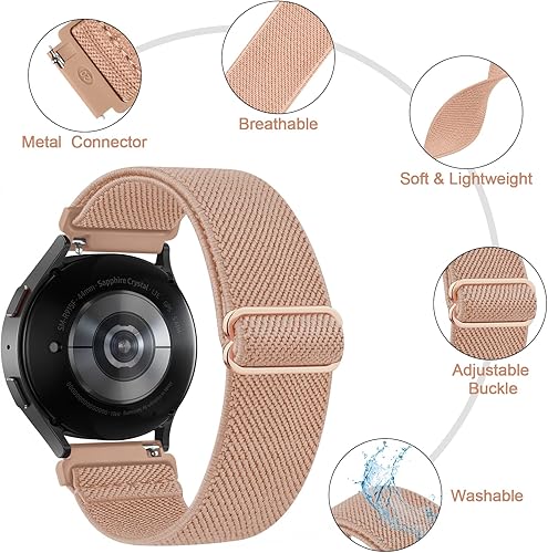 Miniatura 3 de Paquete de 2 bandas para Garmin VenuVenu Sq, Garmin Vivoactive 5Vivoactive 33 Music, Venu 2 Plus, Forerunner 64555245 Music, pulseras deportivas