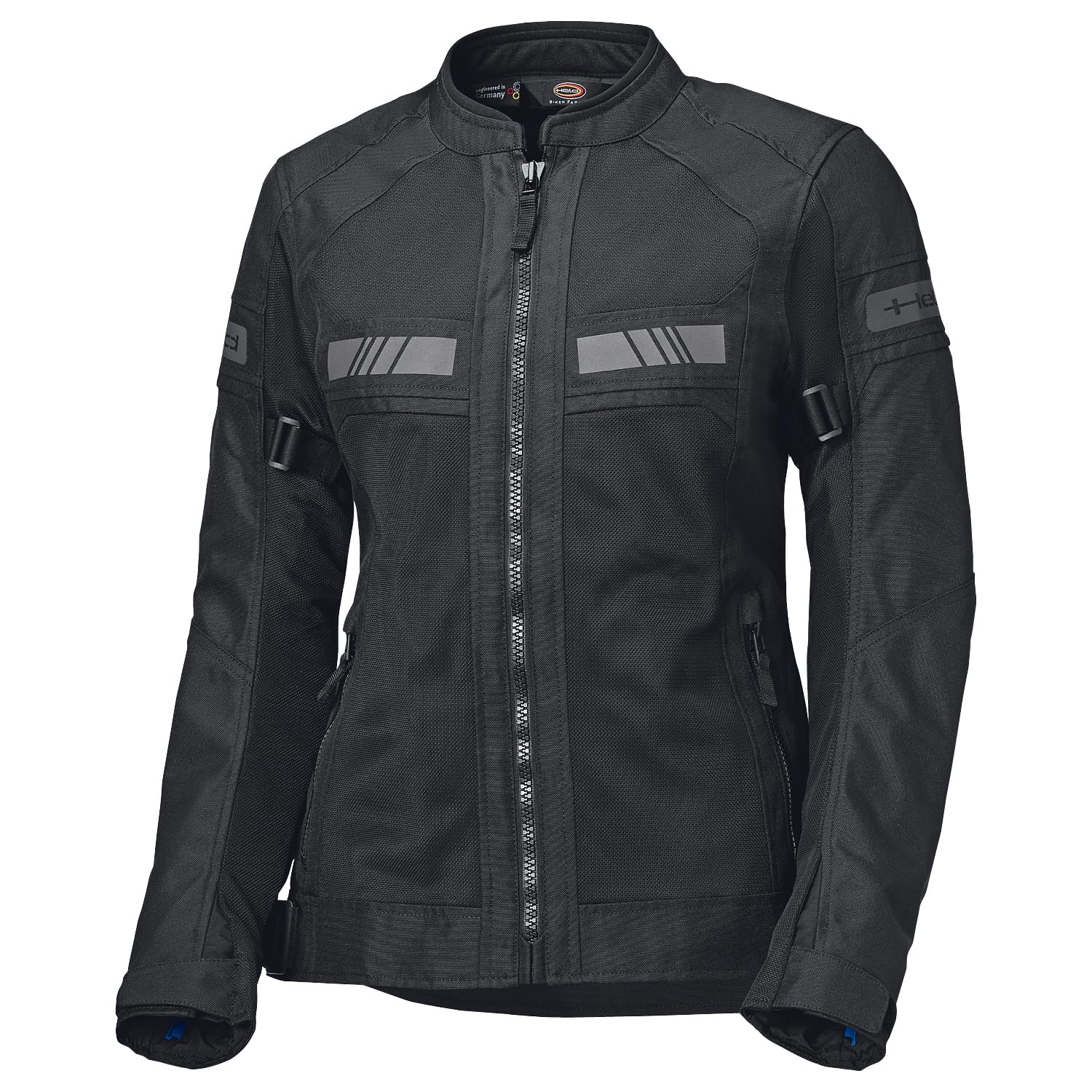 Held Tropic 4 Top Veste de moto d'été pour femme - Veste d'été sportive et aérée en maille - Veste de moto légère avec protections D3o Ghost Level 1 - Classe de protection CE - Noir - Taille M