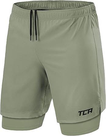 2 in 1 gym shorts mens uk Clearance