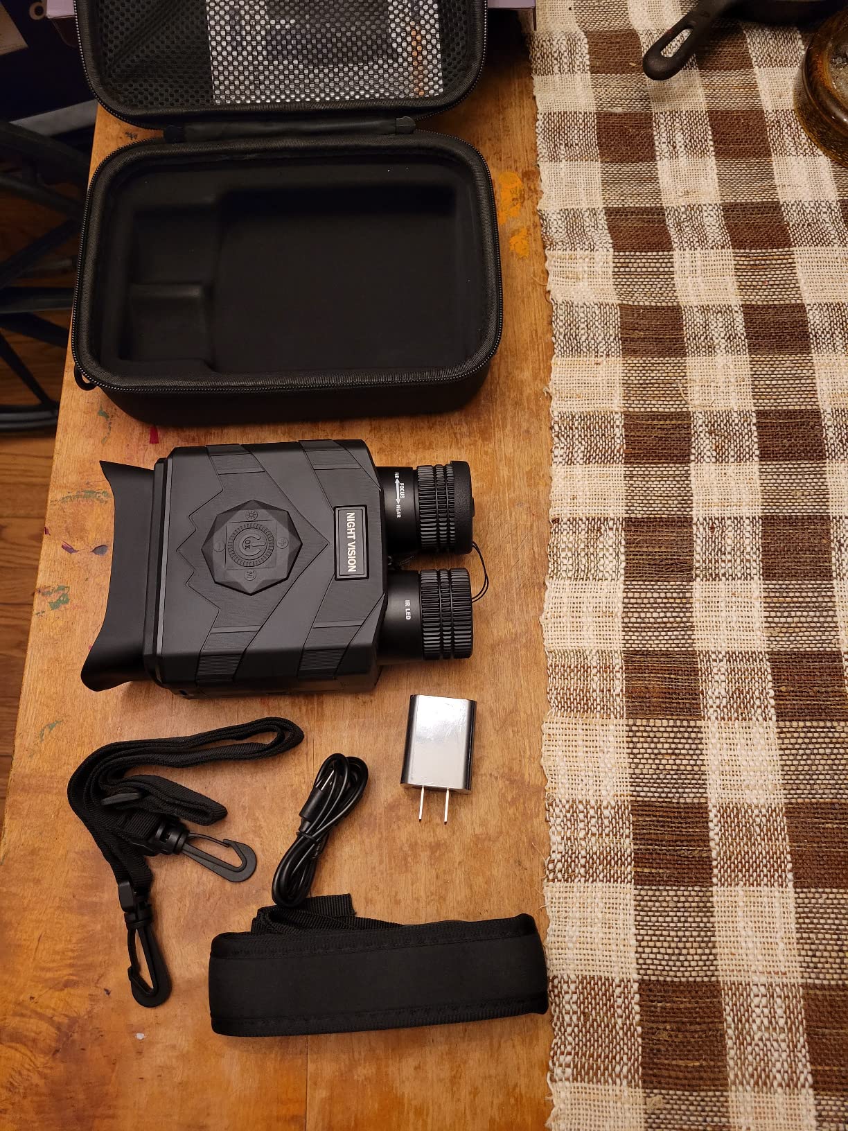 23/mo Finance Anyork Rechargeable Night Vision Goggles 1080P Night Vision Binoculars for