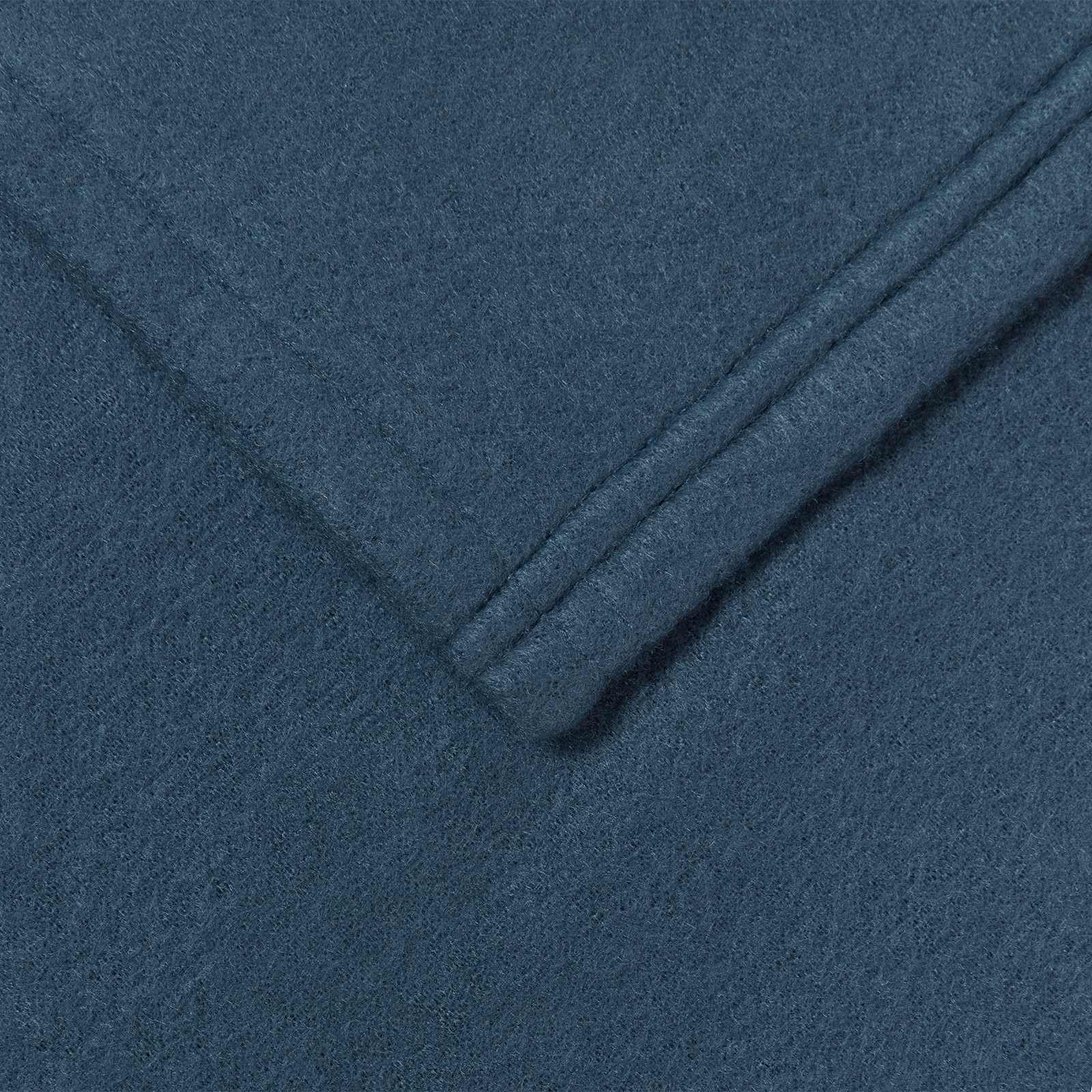 Manta polar azul marino 200 x 150 cm paño suave y cálido