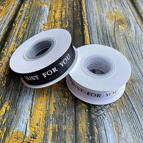 Miniatura 2 de 2 rollos de cintas de organza de satén con impresión, carrete de 1 pulgada por 25 yardas para envoltura de regalos de Navidad, recuerdo de boda,