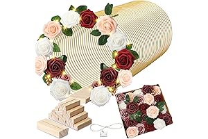 Yaomiao 12 Inch Quinceanera Centerpieces with Lights