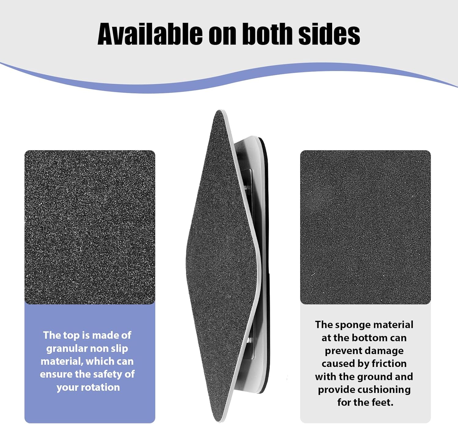 Syhood Figure Ice Skating Spinner Improves Metal Training Aid Dance Turning Board for Ice Skaters Gymnastics Dance and Ballet Pirouette