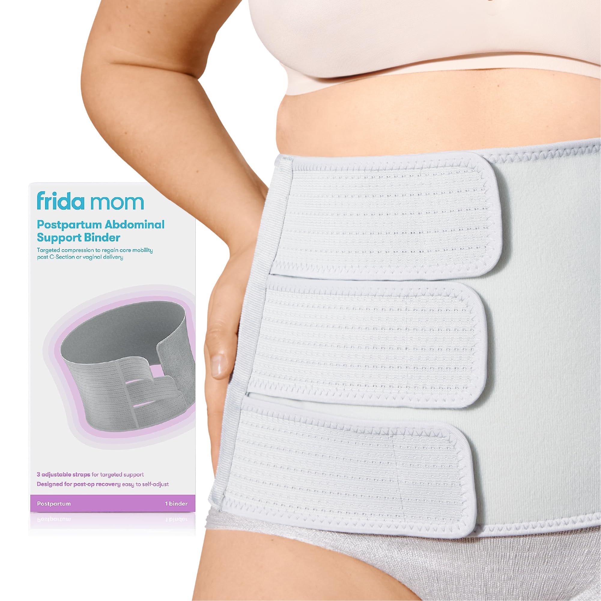 Frida MomFrida Mom Belly Binder Postpartum Recovery, for Natural Delivery & C-Section Recovery