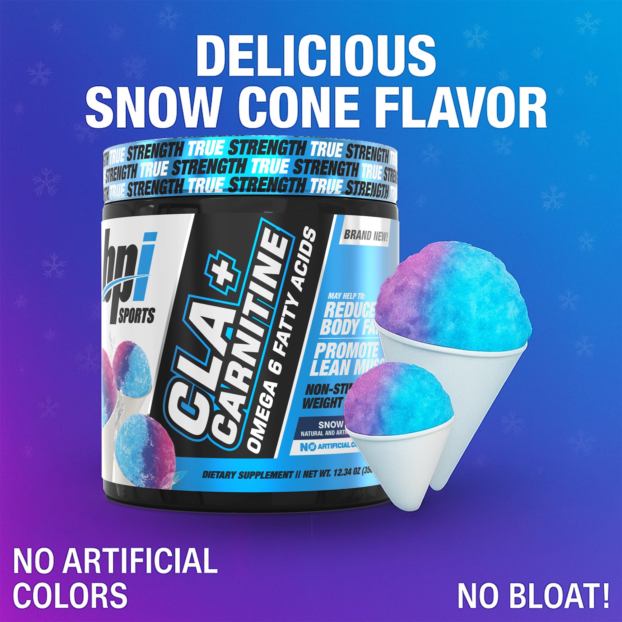 Amazon.com: BPI Sports CLA + Carnitine Conjugated Linoleic Acid Weight Loss Formula Metabolism, Performance, Lean Muscle Caffeine Free For Men & Women Snow Cone 50 servings 12.34 oz. : Health & Household Amazon.com: BPI Sports CLA + Carnitine Conjugated Linoleic Acid Weight Loss Formula Metabolism, Performance, Lean Muscle Caffeine Free For Men & Women Snow Cone 50 servings 12.34 oz. : Health & Household