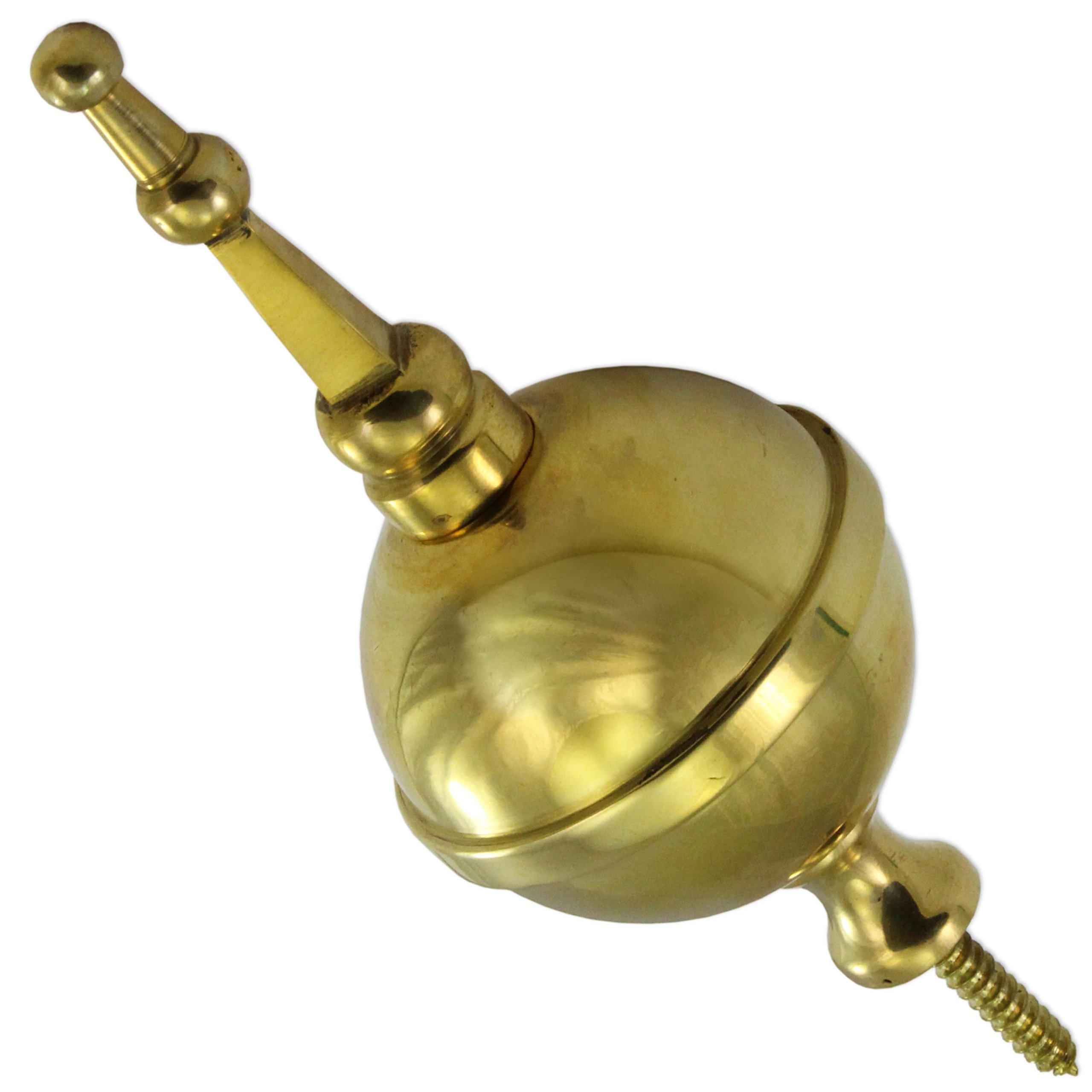 Jewellers Tools Gold Brass Ball & Spire : Finial Grandfather Longcase Clock Watch Tool (210)