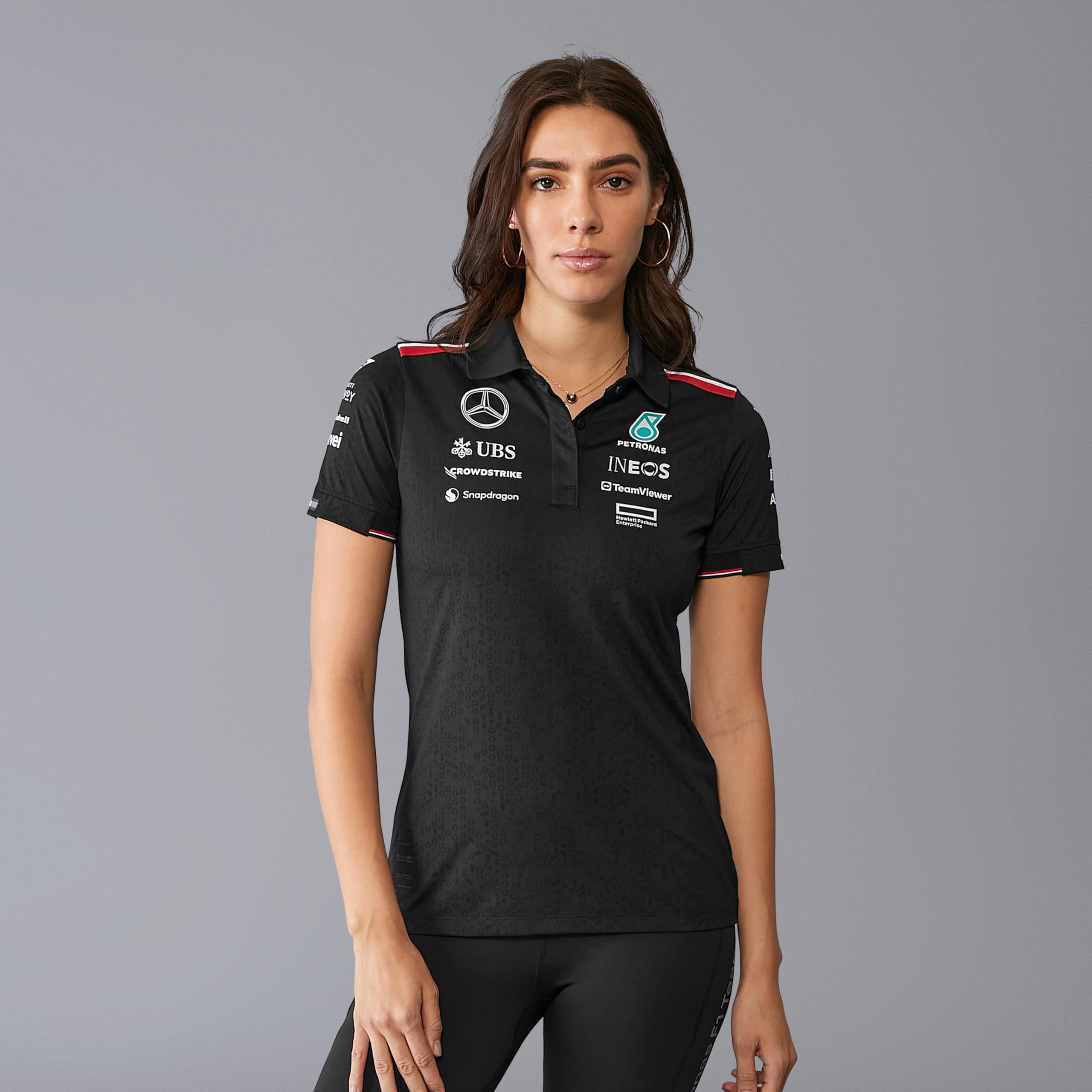 Mercedes AMG Petronas Damska koszulka polo F1 2024 Team
