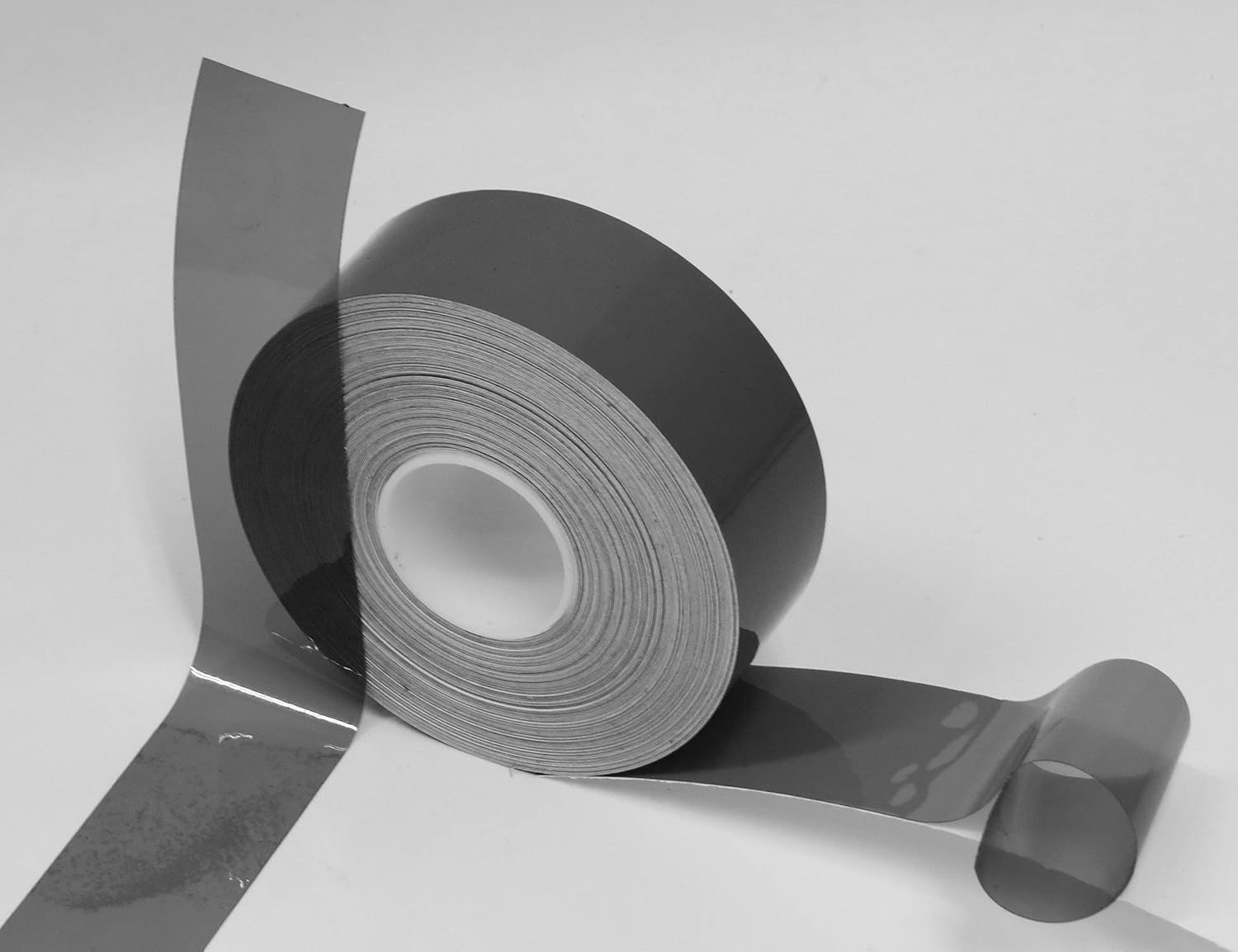 Colored Transparent Tape with Sticky Adhesive (Gray, 1/2 inch x 50 feet)
