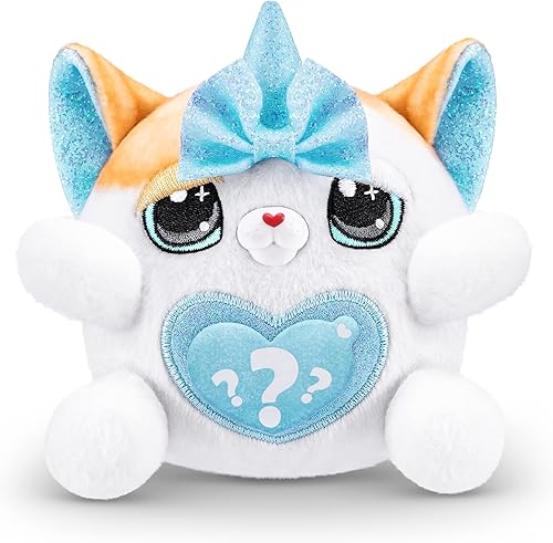 Miniatura 3 de Rainbocorns Kittycorn Surprise Series 2 (gato exótico) por ZURU, animal de peluche coleccionable, huevo sorpresa, paquete de calcomanías, limo, a