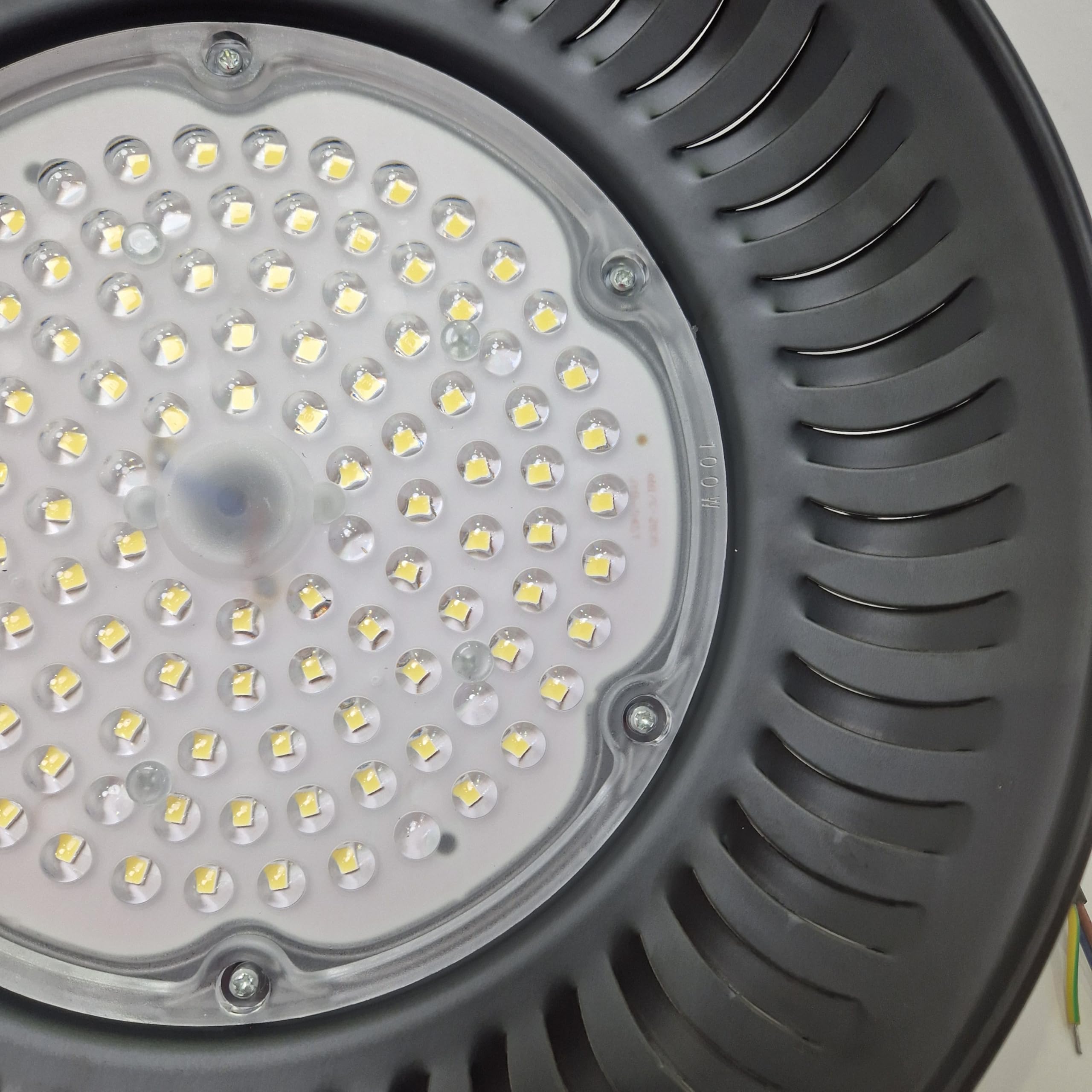 Jandei – 6x ECO Industrial UFO LED High Bay 100W (odpowiednik 750W), zimna biel 6000K, Idealne oświetlenie obiektów przemysłowych, warsztatów, garaży, sklepów. Zastosowanie wewnątrz i na zewnątrz IP65
