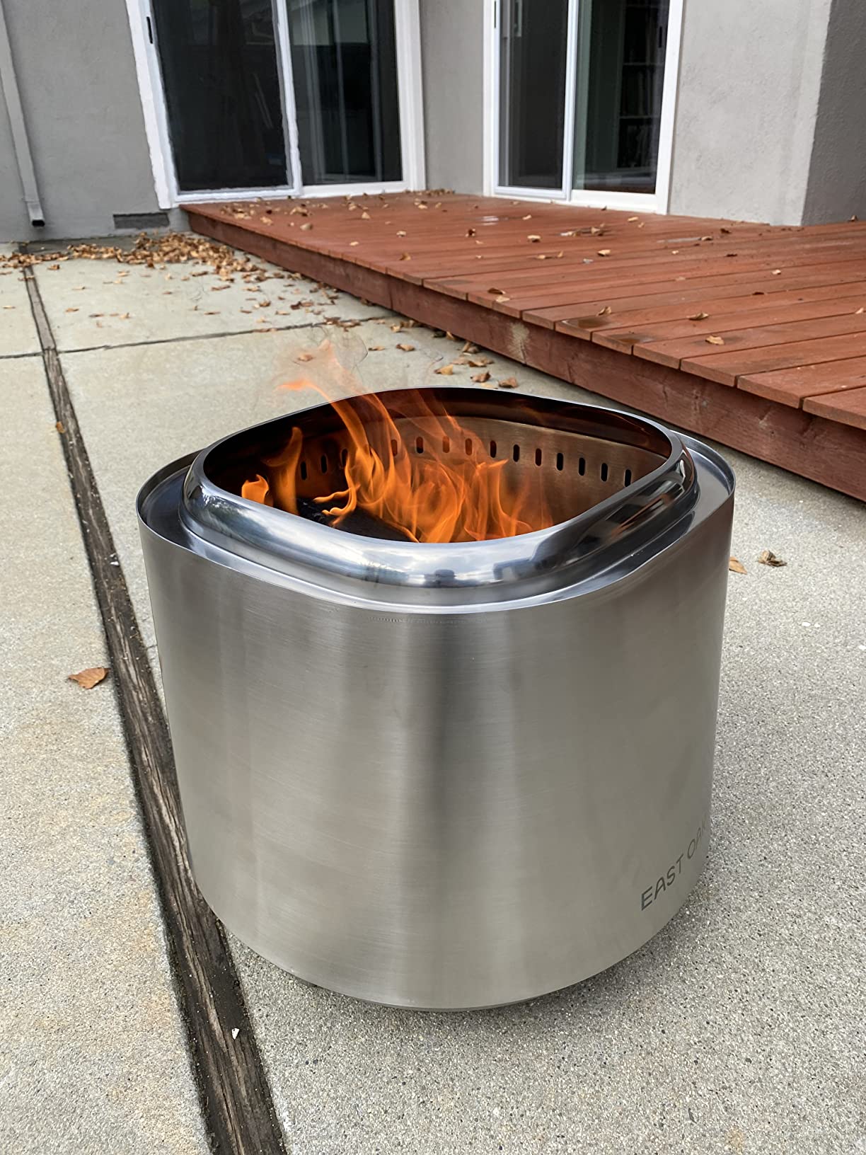 $33/mo - Finance EAST OAK 17'' Pan Stove Fire Pit, Stainless Steel