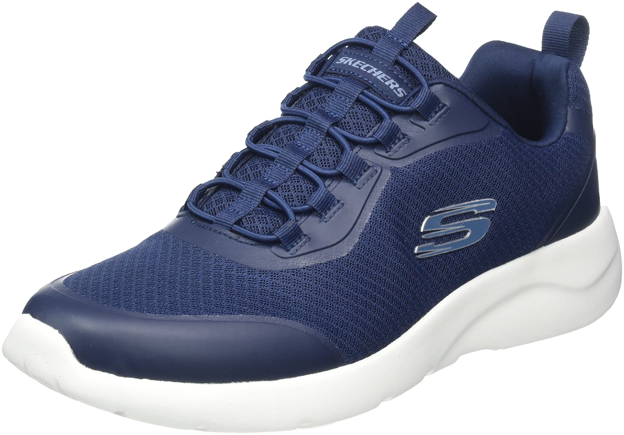 Skechers Men's Dynamight 2.0 Setner Sneaker, Navy Mesh/Synthetic/Trim, 6 UK