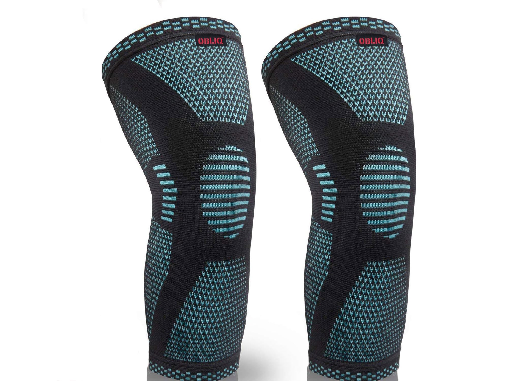 OBLIQ Sport Knee Cap Support Compression Sleeve for Running, Tennis, Football, Pain Relief (1 Pair) (Blue, X-Large(18.5-22.5 Inches)) (B07GDCXCRK) Amazon Price History, Amazon Price Tracker
