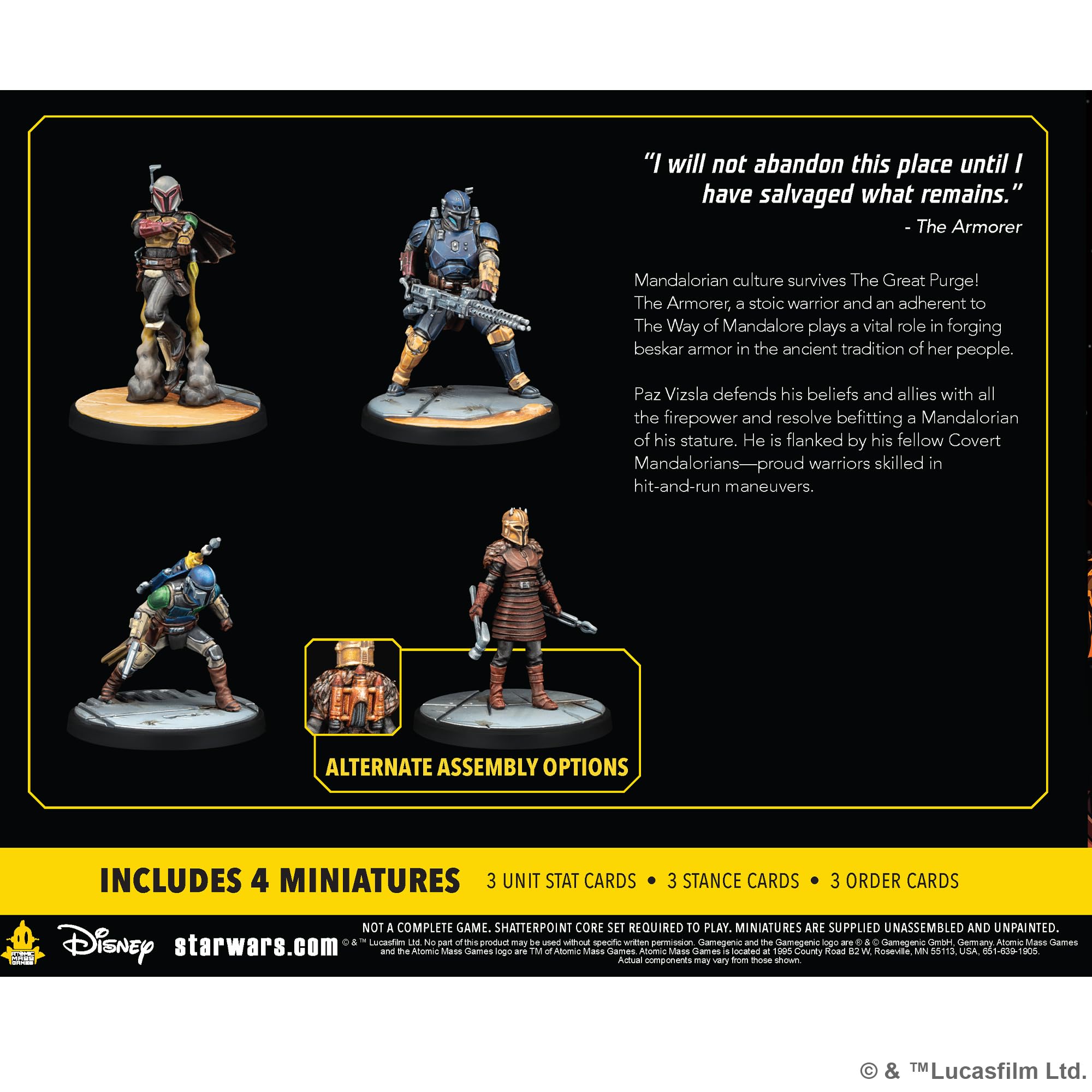Atomic Mass Games | Star Wars Shatterpoint This Is The Way Squad Pack | Miniatures Expansion For Star Wars Shatterpoint Miniatures Game | 2 Players | 90 Minutes