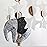 Sorrel + Fern Scandinavian Elephant Baby Crib Mobile - Grey, Portable, Hanging Mobile for Newborns, Parents, Gift-givers