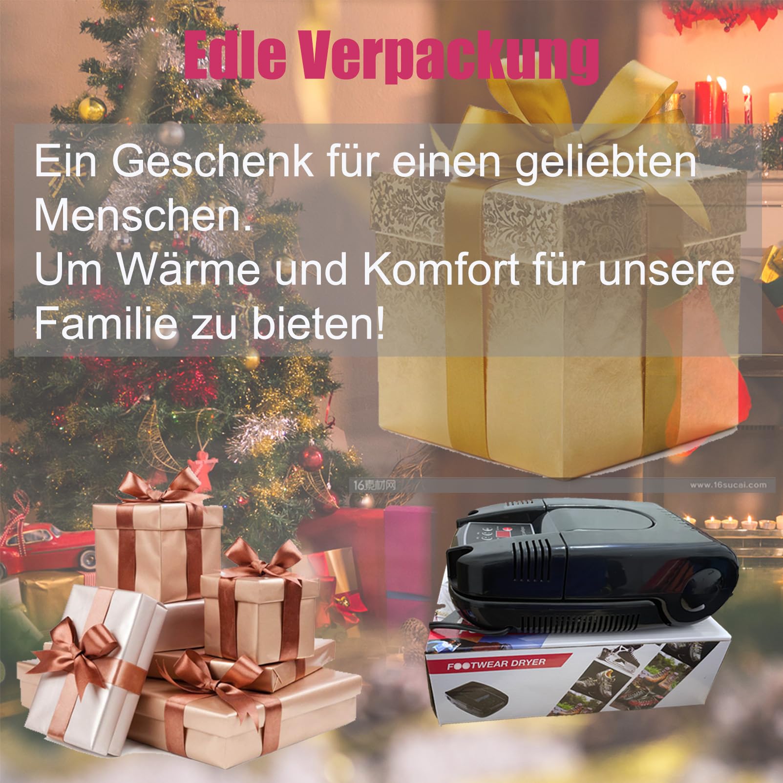 Schuhtrockner, Trockner, Handschuhtrockner, tragbares Rack, Timer, faltbares Design, schnell trocknend, für Schuhe, Handschuhe, Hüte, Socken, Trocknen von Schuhen und Schuhen