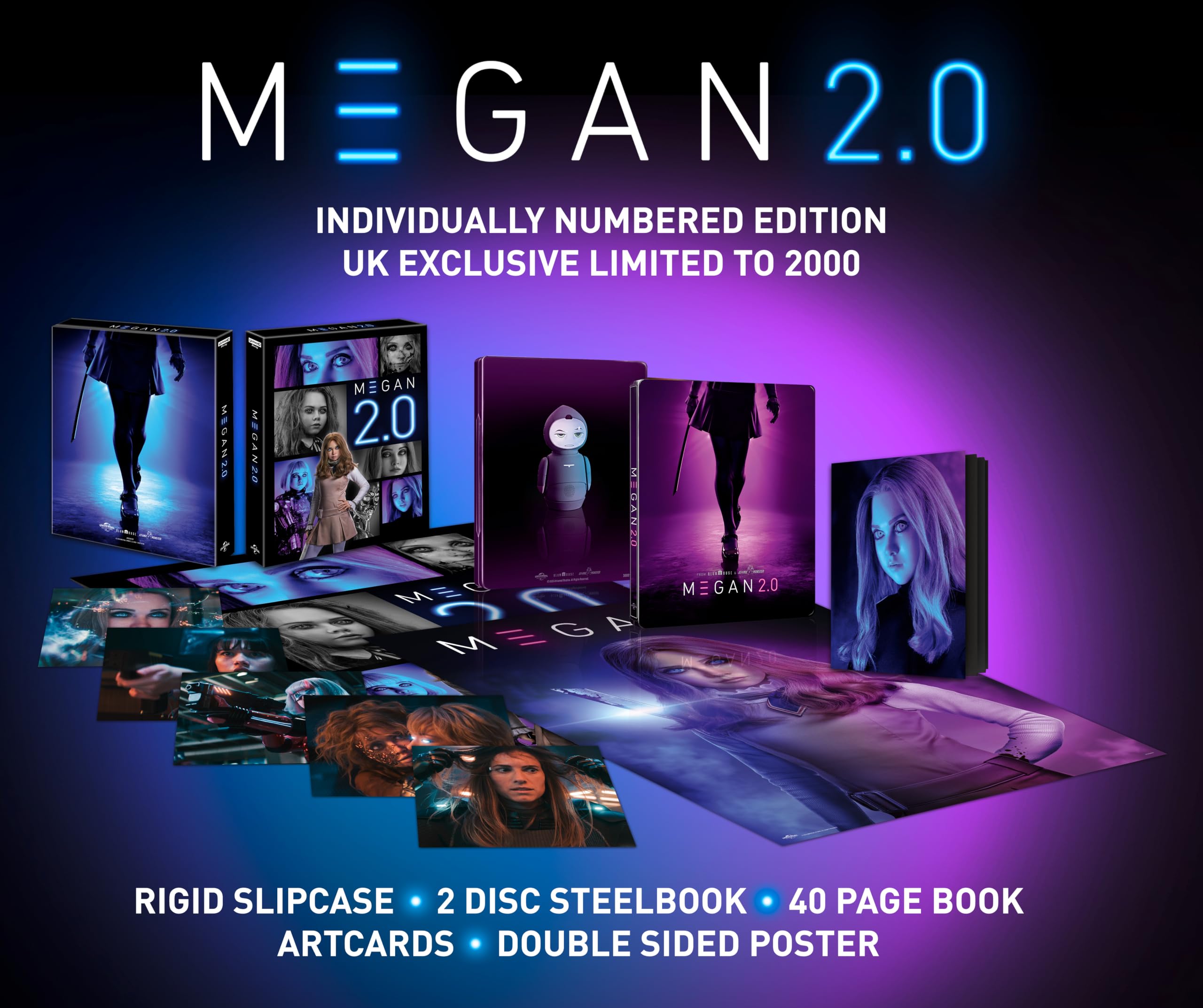 M3GAN 2.0 4K UHD & Blu-Ray Collector’s Edition SteelBook®