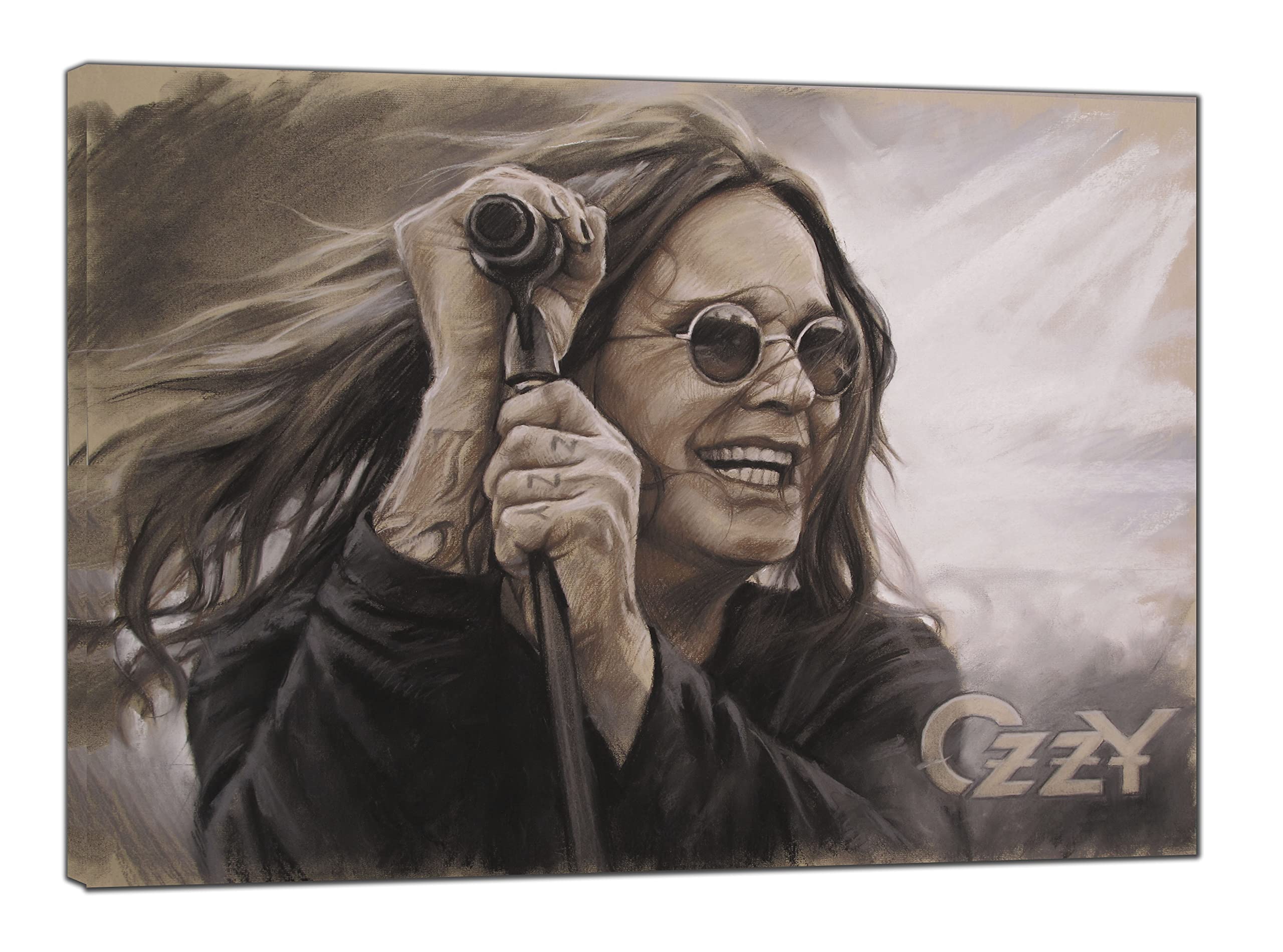 Ozzy Osbourne Fanart Ozzy Osbourne, Pencil Drawing On A3 Size Paper.
