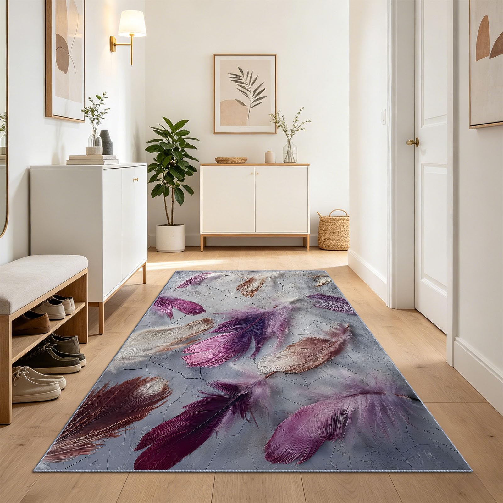 Genérico - Alfombrilla antideslizante para pasillo (60 x 150 cm)