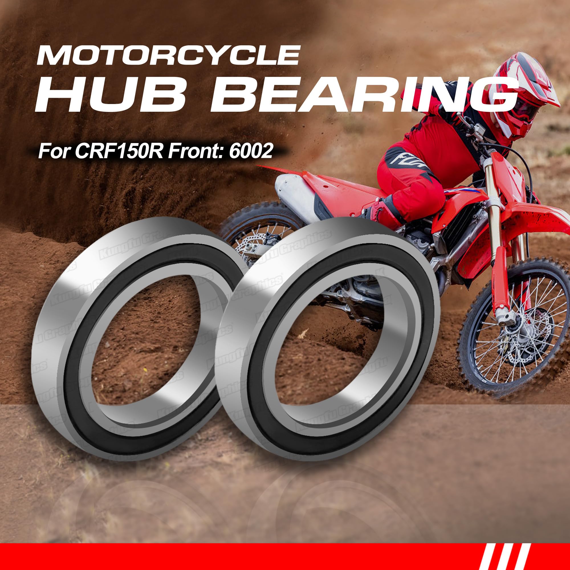 Amazon | フロントホイールベアリングキット:CRF150R/R2 2007-2020 