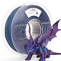 Vista 22 de AMOLEN - Filamento de impresora 3D de seda PLA, filamento brillante de seda púrpura PLA de 1.75mm, filamento PLA para impresión 3D para la mayoría