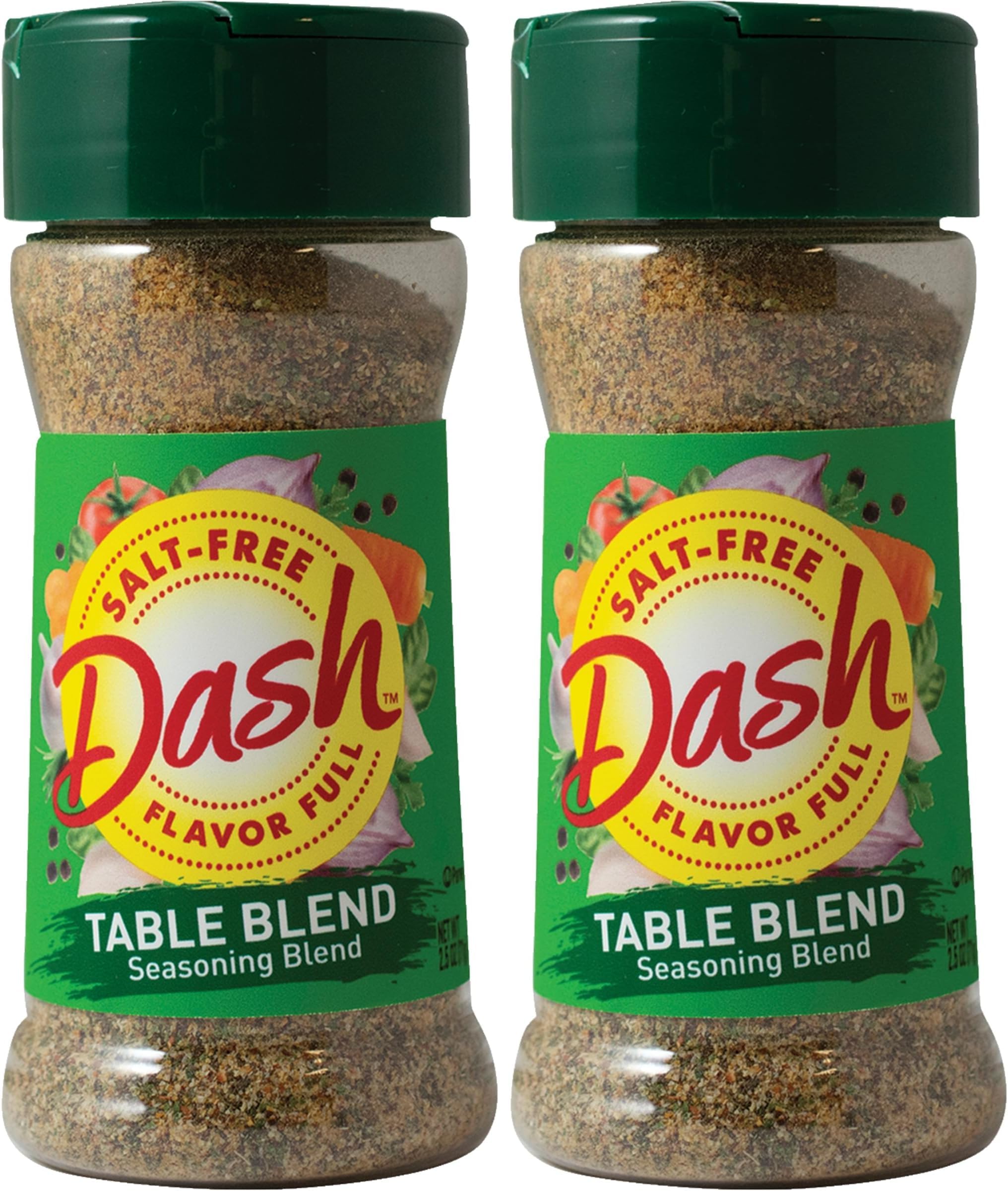 Dash Salt-Free Seasoning Blend, Table Blend, 2.5 Ounce (Pack of 2)