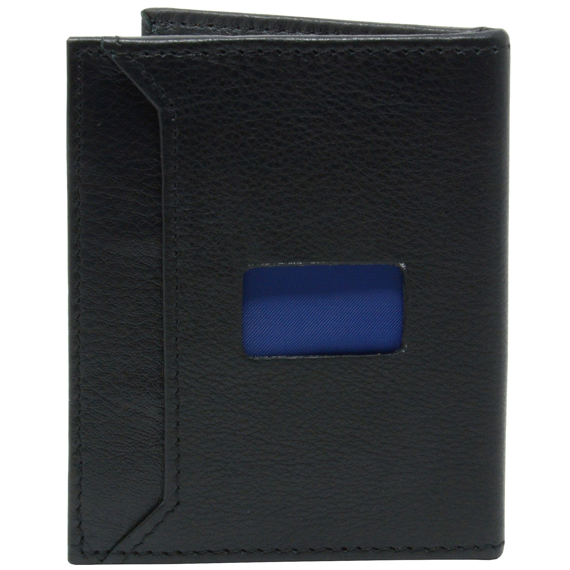 alpine swiss Cartera de doble diamante RFID para tarjetas de visita