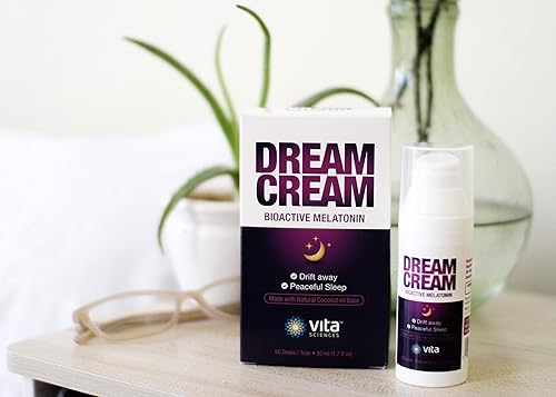 Miniatura 2 de Vita Sciences Dream Cream Melatonina 3mg - La mejor ayuda natural para dormir, la crema tópica para dormir es una alternativa segura a las pastillas