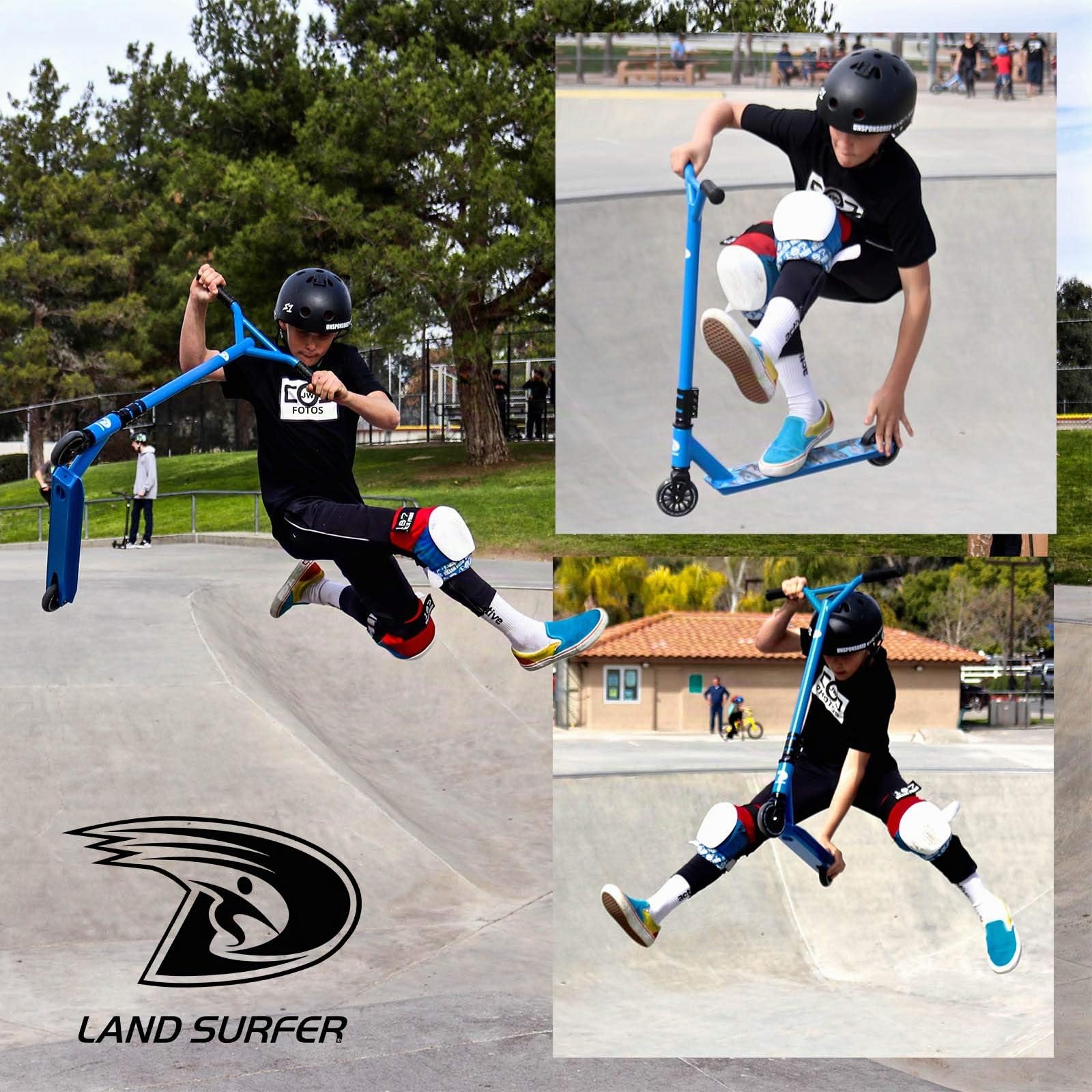 Patinete Freestyle - Scooter para Niños y Niñas Entre 8 y 12 años - Tanto para Principiantes como para Expertos - Patinete de Acrobacias Land Surfer