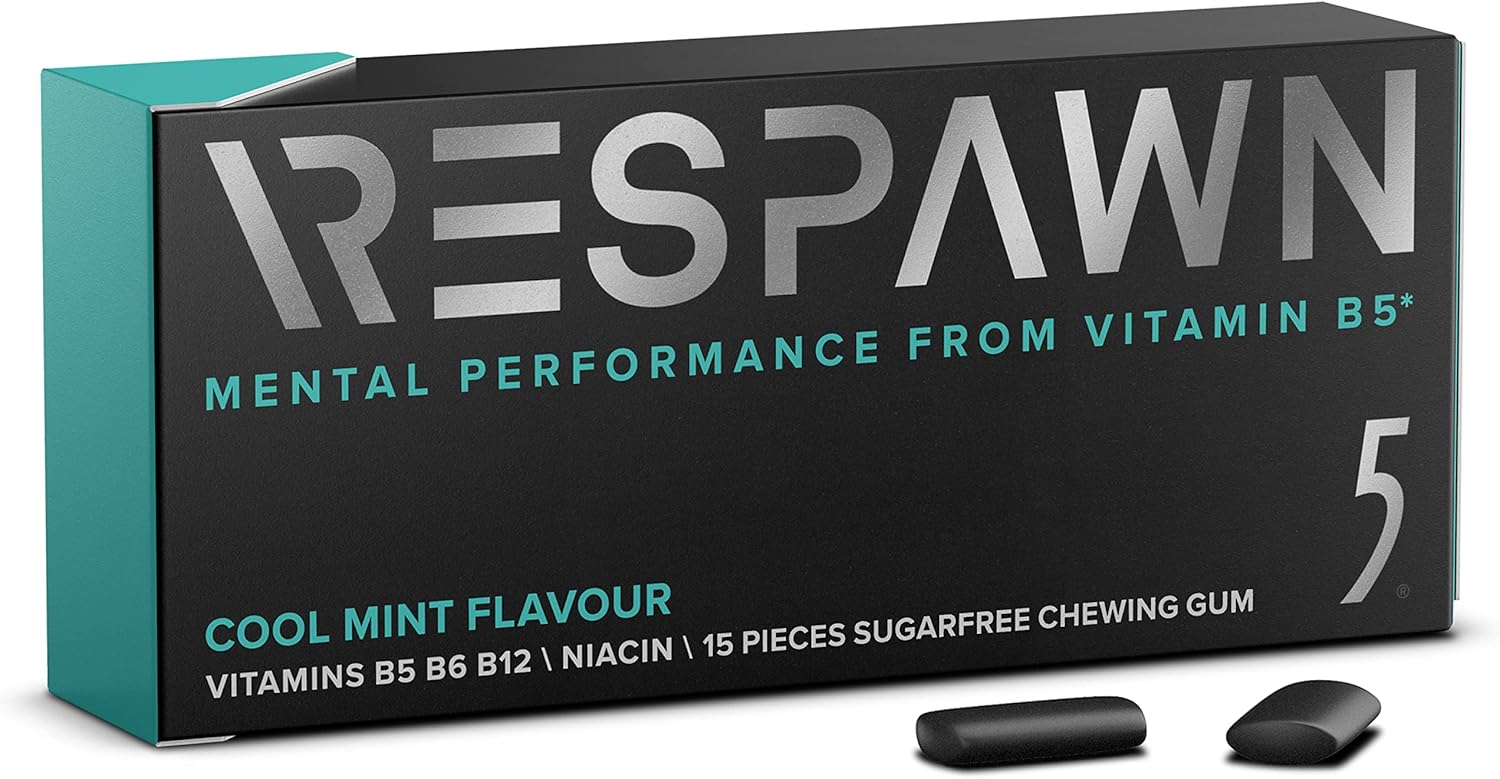Respawn Gaming Chewing Gum, Cool Mint, Chewing Gum Bulk, Gamer Gifts