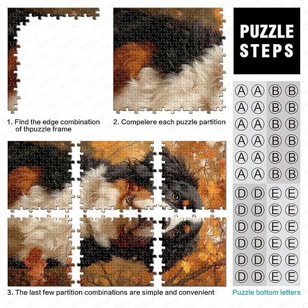 Bouvier Bernois, Puzzle Écologique, Premium, Stimulant, Chien Bouvier Bernois pour Adultes et Enfants +14 Ans, 70x50cm/1000 pièces - 5