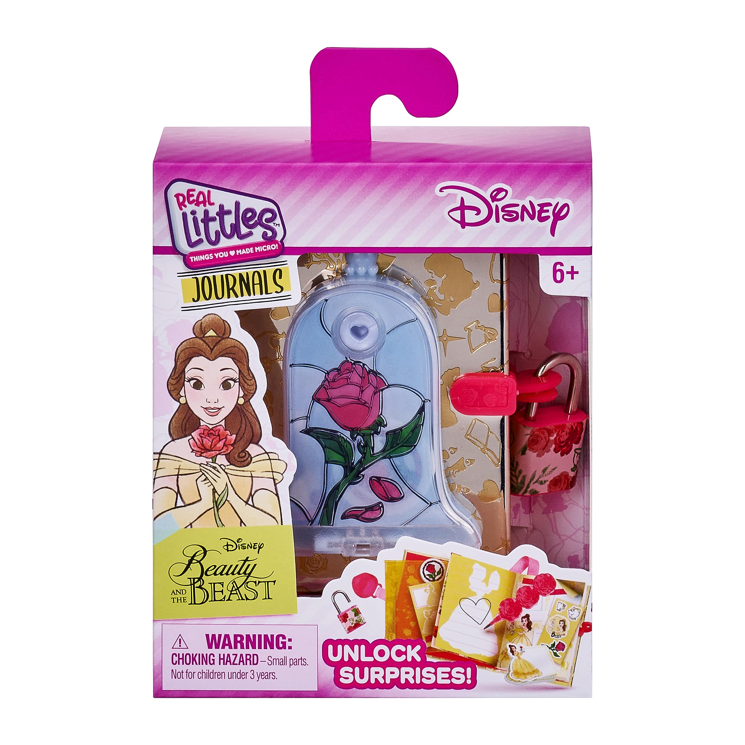 Cefa Toys Real Littes Journalier Disney. Comprend 1 cadenas, 1 clé, 1 mousqueton, 6 mini accessoires de papeterie. Convient aux enfants à partir de 6 ans.