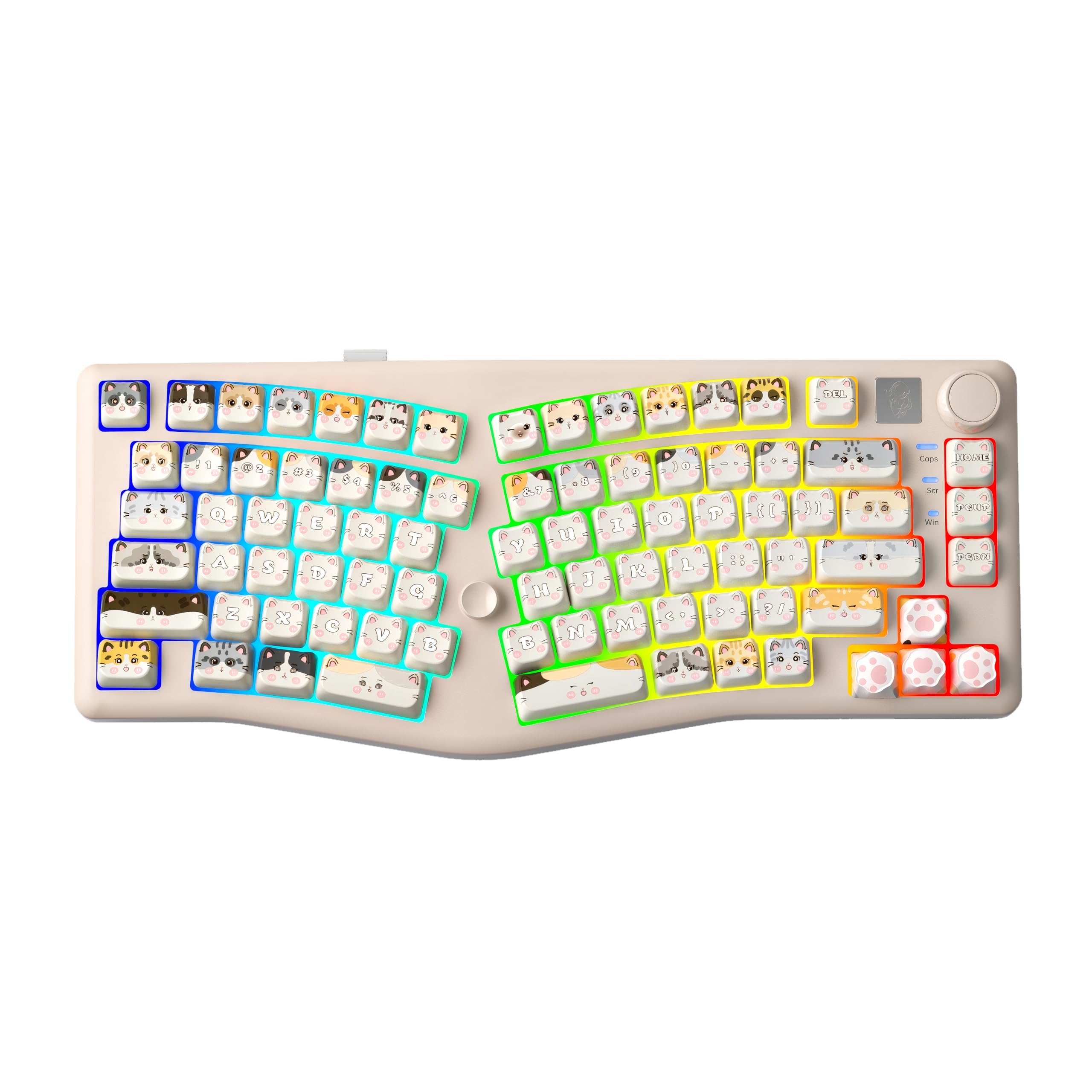 LEOBOG A75 Alice Keyboard White