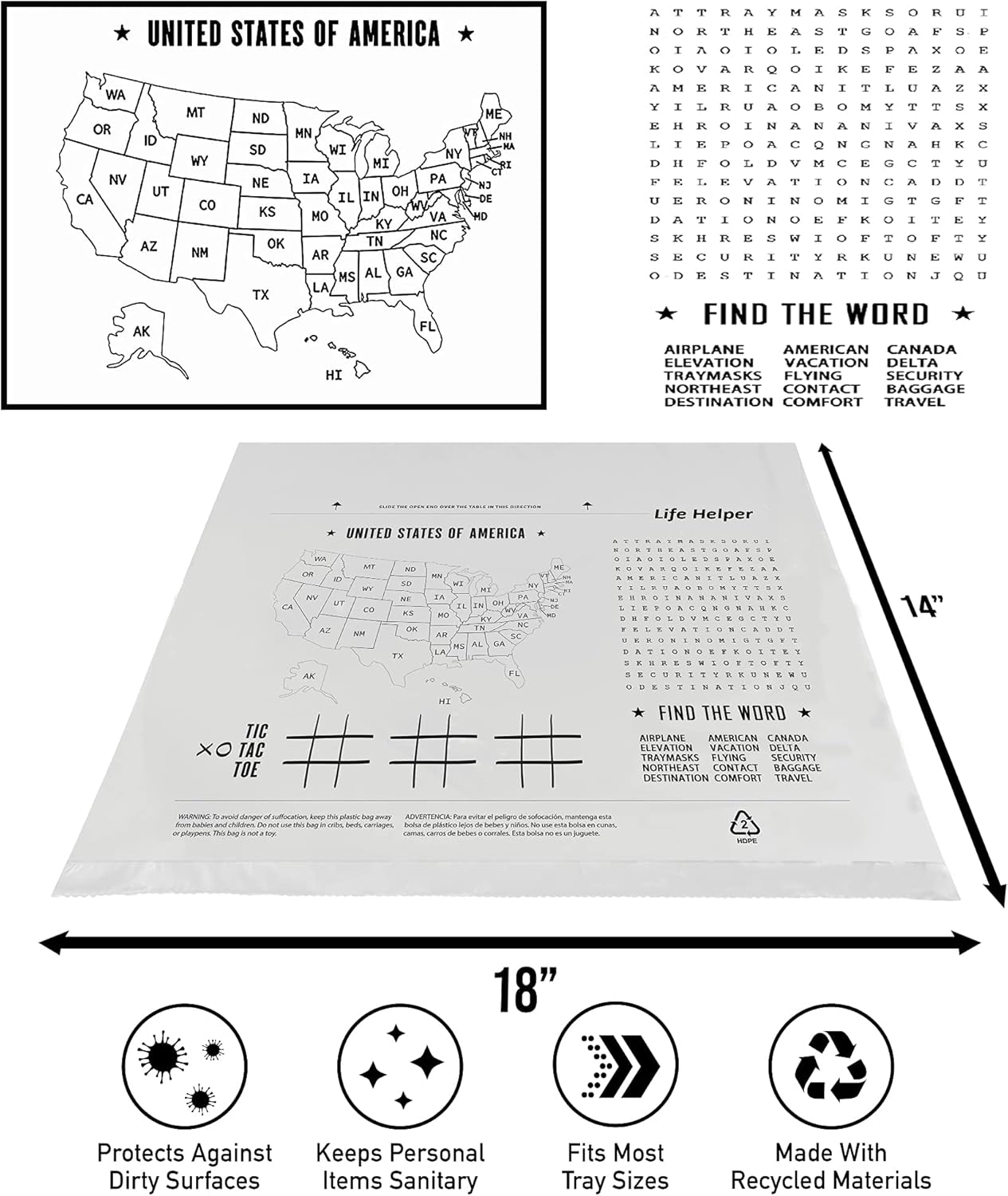 delta comfort checked bolsas