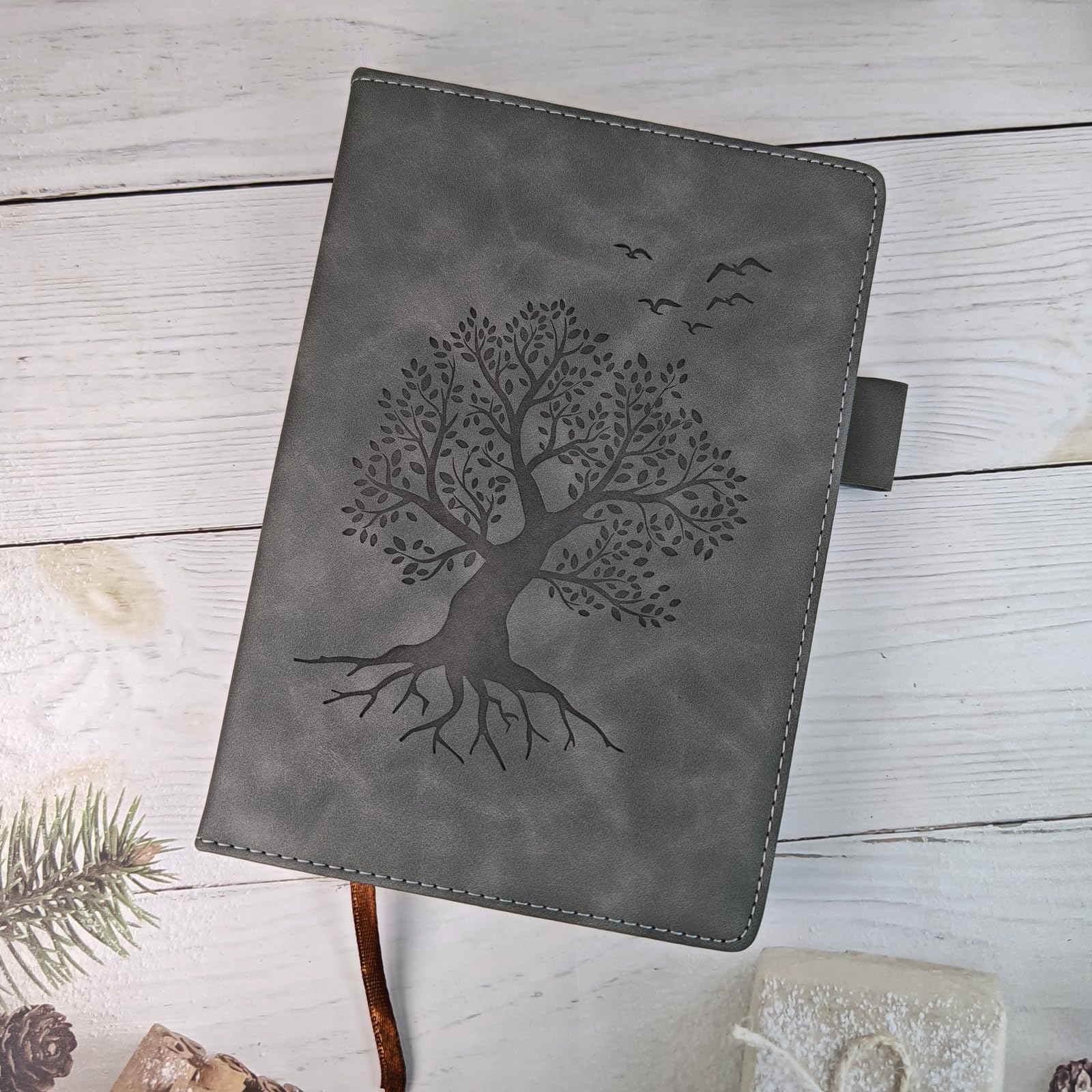 DXZZM A5 Ruled Notebook Journal, Hardcover Executive Notebooks with Premium Thick Paper, Tree of Life Design - Image 2