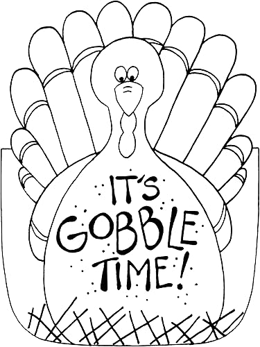 Miniatura 2 de Sello de goma de pavo de noviembre, sello de madera 3 x 2