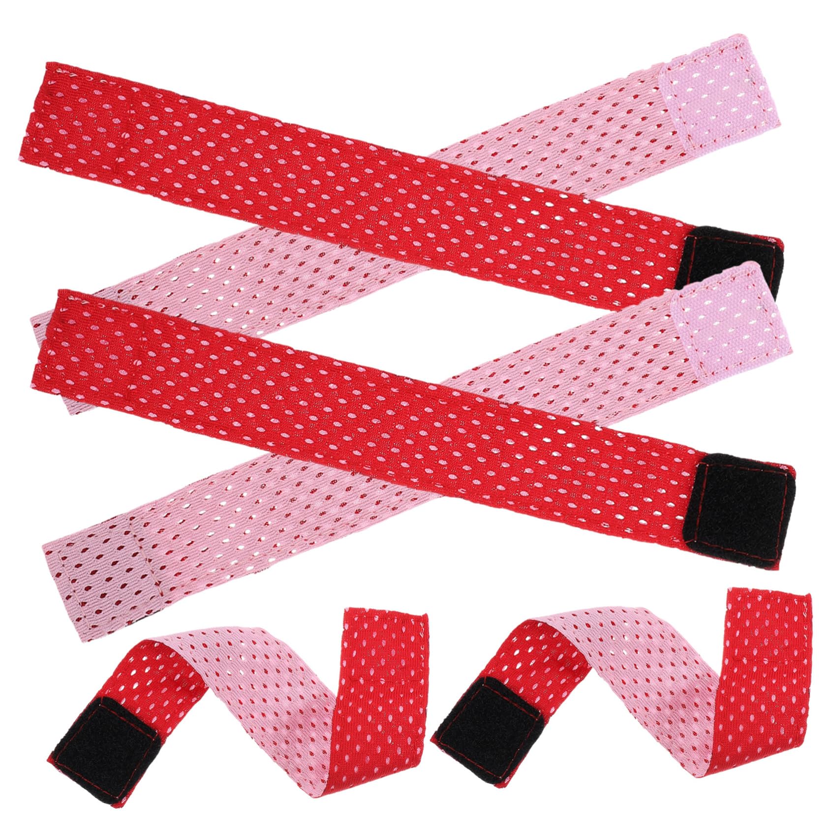 Happyyami Elastic Cuff Straps Adjustable Armbands for Weight Lifting Sleeve Bands for Men