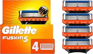 Gillette Fusion5 Razor Blades for Men, 4 Razor Blade Refills