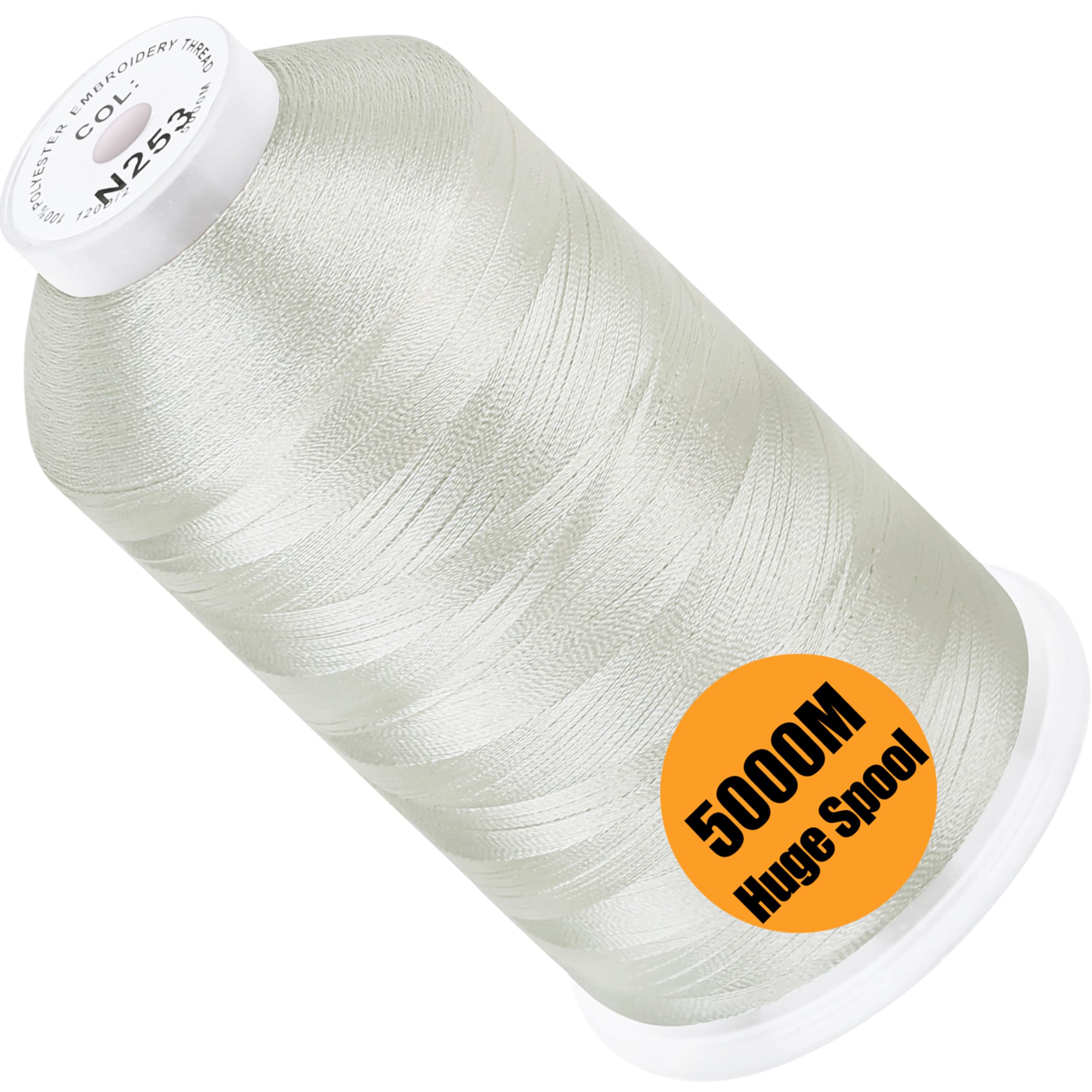 Amazon.com: New brothread - Single Huge Spool 5000M Each Polyester