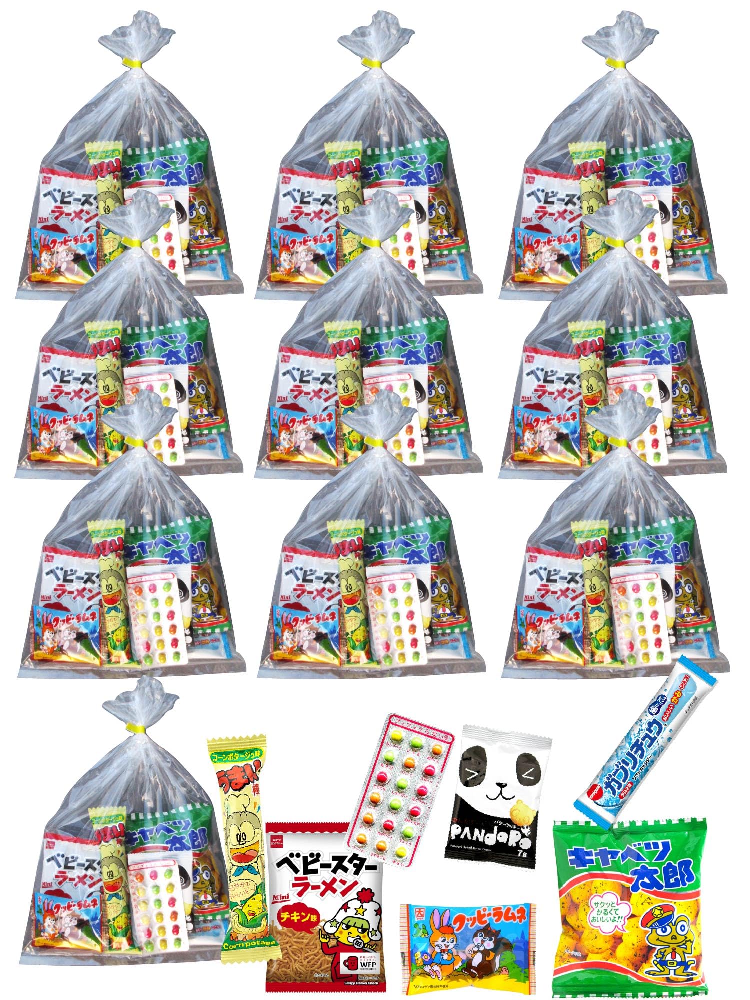 Amazon.co.jp: 駄菓子 お菓子 詰め合わせ 7個入り×10 セット