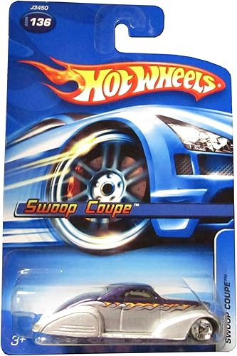#2006-136 Swoop Coupe Púrpura Con 5 Ruedas De Punto Coleccionista Coche Coleccionista Mattel Hot Wheels