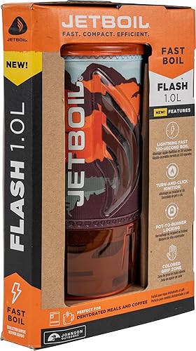 Miniatura 7 de Jetboil Flash - Estufa portátil de ebullición rápida de 1.0 L para acampar y mochileros con encendido automático de 1 paso, nuevo para 2025,