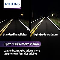 Vista 3 de Philips Automotive Lighting H7 NightGuide Platinum - Bombilla de repuesto para faros delanteros, se adapta a posiciones seleccionadas de luz alta