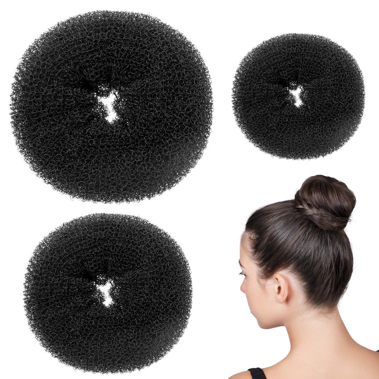 Amazon.co.jp: お団子ヘアーヘアアレンジ (3点セット) 簡単ヘア