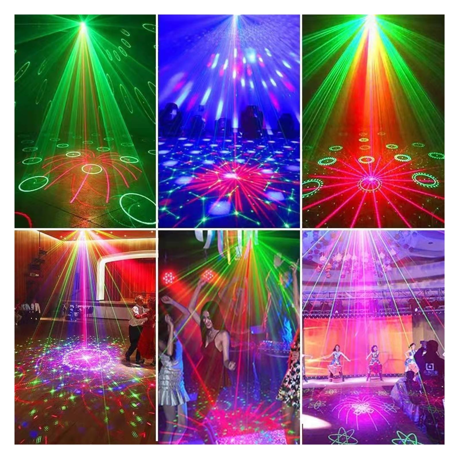 72 wzór światła dyskotekowe oświetlenie sceniczne impreza z dj-em projektora światło stroboskopowe do klubu na imprezę dekoracja świąteczna w domu Na imprezy i do klubów